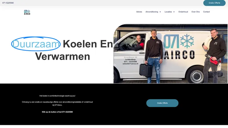 Website van 071Airco