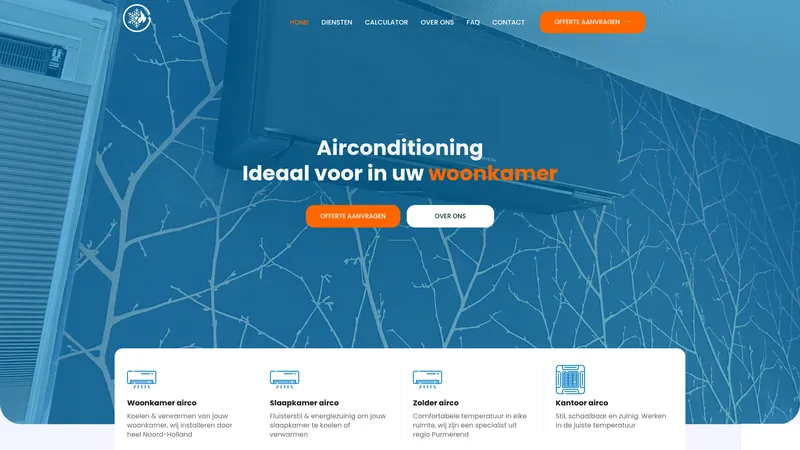 Website van Airco Business