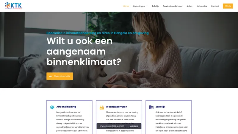 Website van Airco en klimaatbeheer specialist Hengelo | Klimaat Techniek Kalter