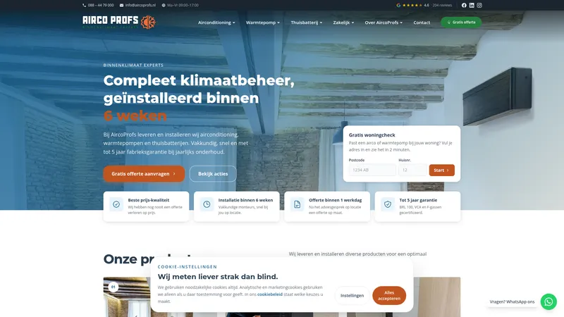 Website van AIRCOPROFS B.V.