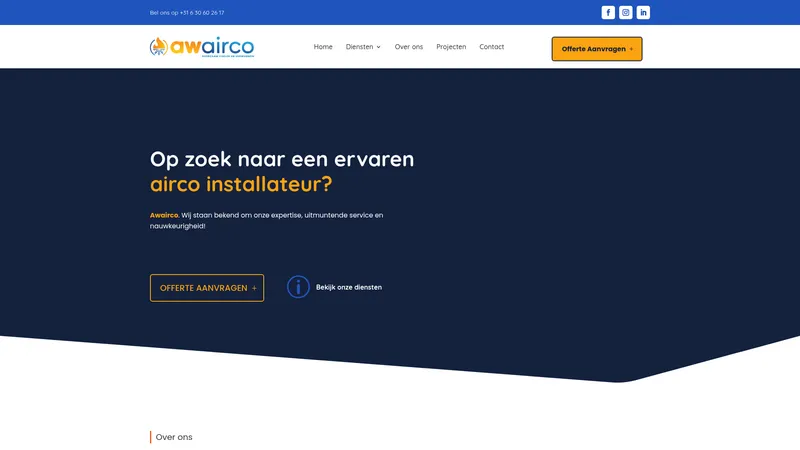 Website van Awairco