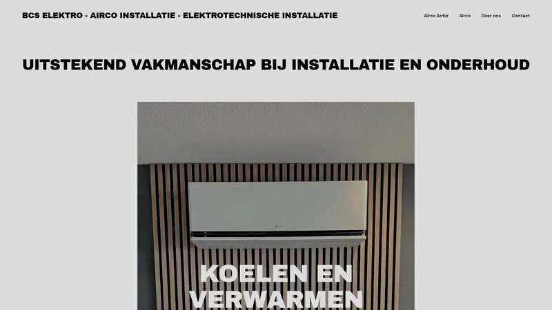 Website van BCS elektro