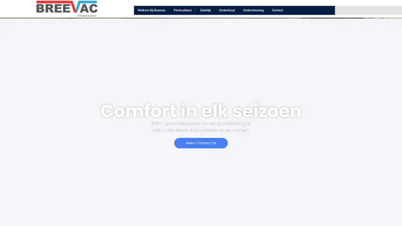 Website van Breevac