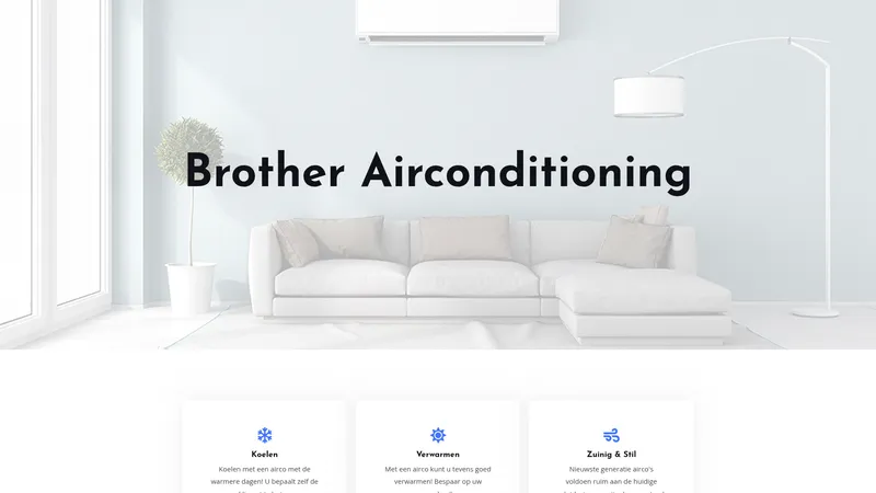 Website van Brother Airconditioning