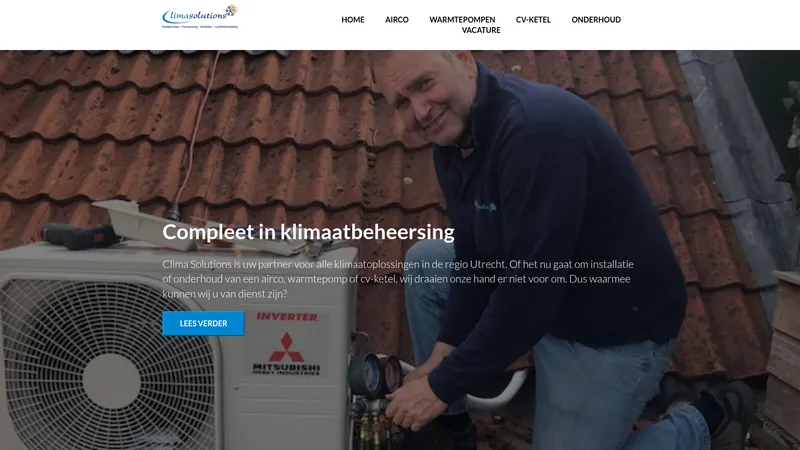 Website van Climasolutions