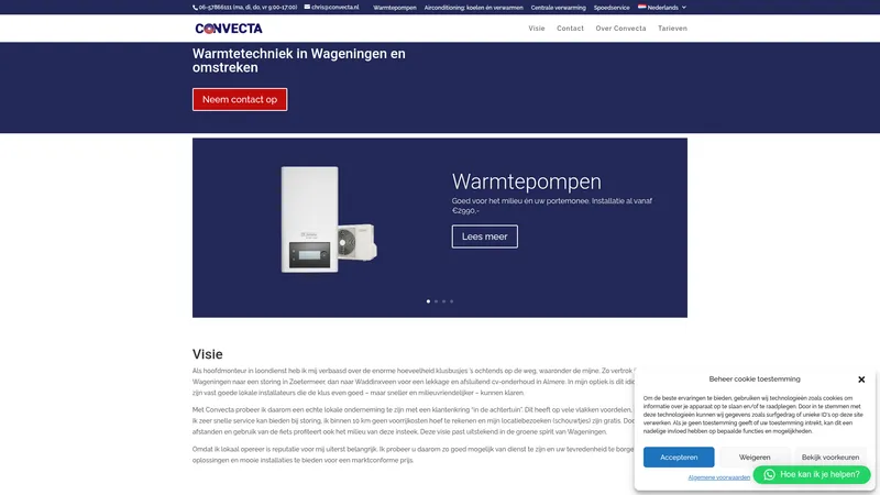 Website van Convecta