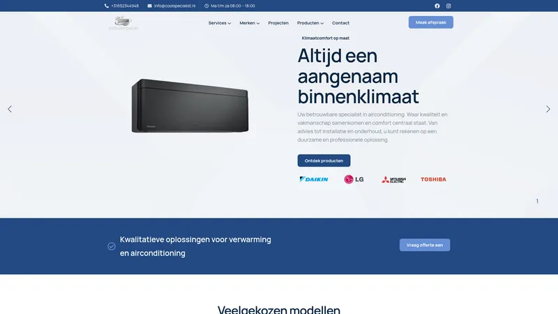Website van Coolspecialist
