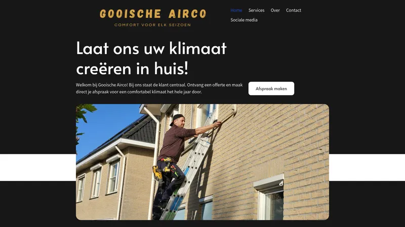 Website van Gooische airco