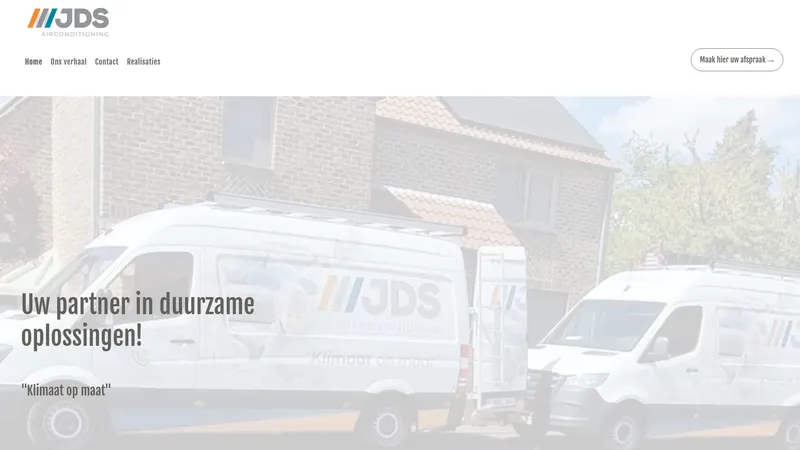 Website van JDS-Airconditioning BV