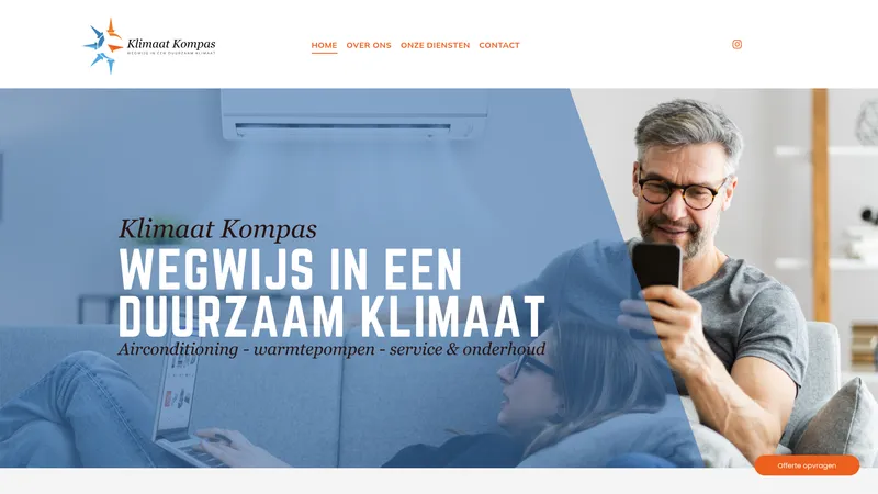 Website van Klimaat Kompas