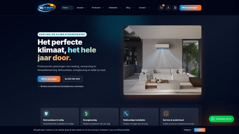 Website van NS Climate